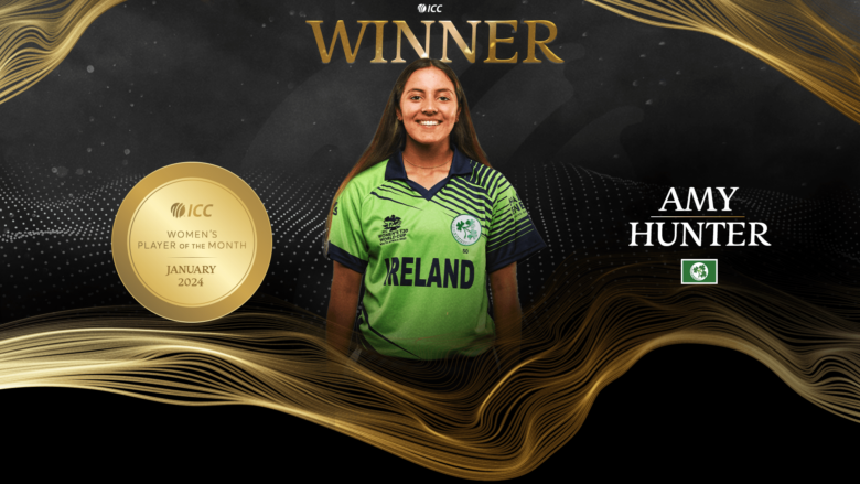 Amy Hunter: ICC's Top Women's Player of January 2024!