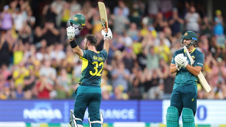 Maxwell Equals Sharma's Record with Stunning Century!